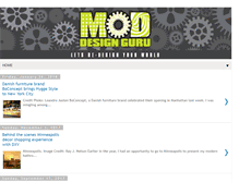 Tablet Screenshot of moddesignguru.com